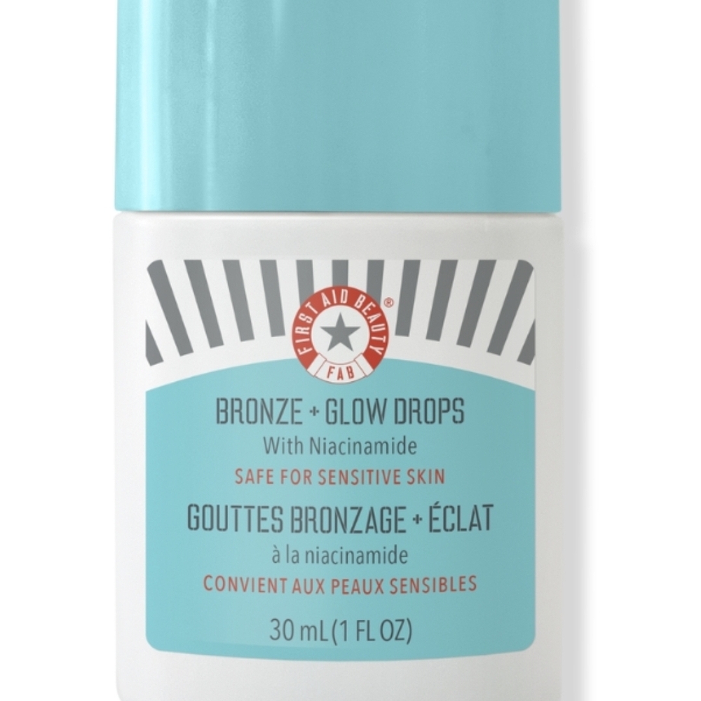 First Aid Beauty Bronze + Glow Drops-NIB-Full Size-Clean Beauty